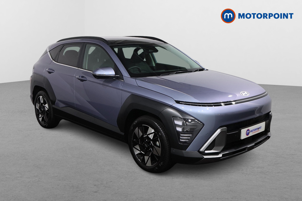Hyundai Kona Ultimate Automatic Petrol-Electric Hybrid SUV - Stock Number (1618341) - Drivers side front corner