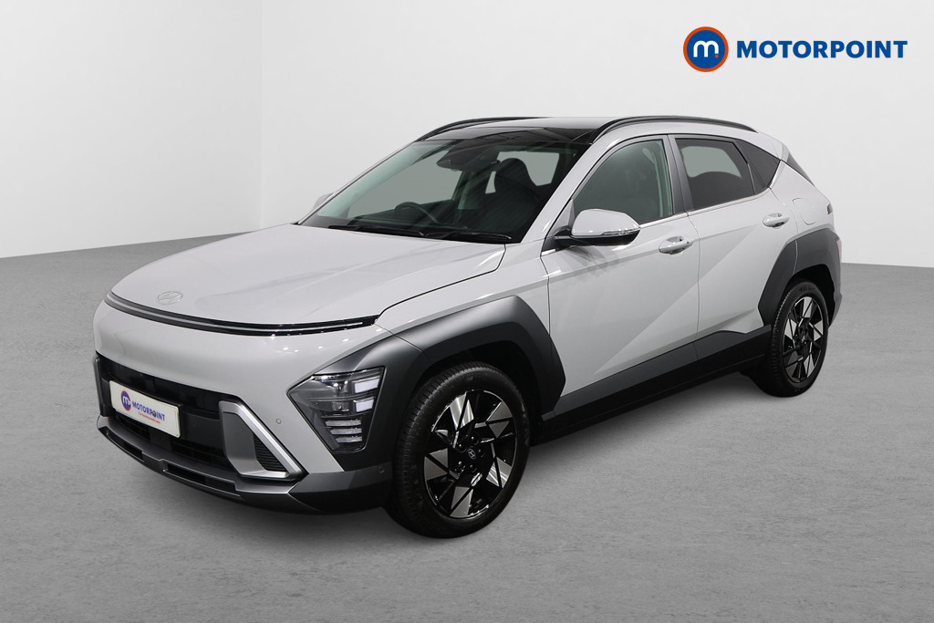 Hyundai Kona Ultimate Automatic Petrol-Electric Hybrid SUV - Stock Number (1618155) - Passenger side front corner