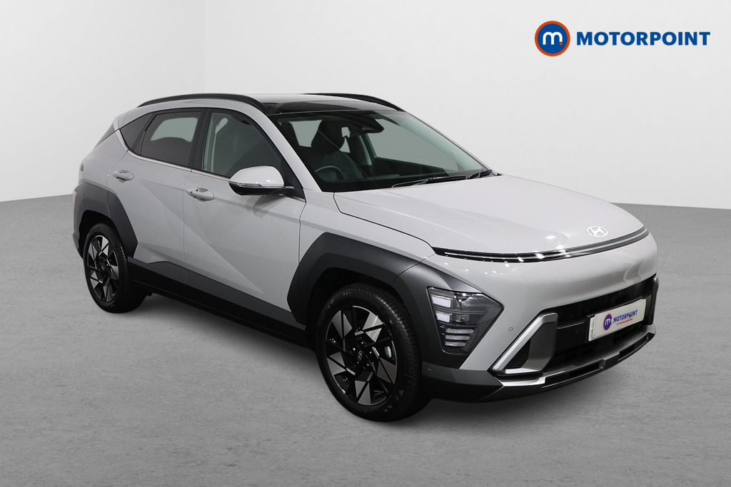 Hyundai Kona Ultimate Automatic Petrol-Electric Hybrid SUV - Stock Number (1618155) - Drivers side front corner