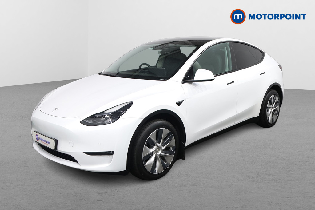 Tesla Model Y Long Range Automatic Electric SUV - Stock Number (1619916) - Passenger side front corner