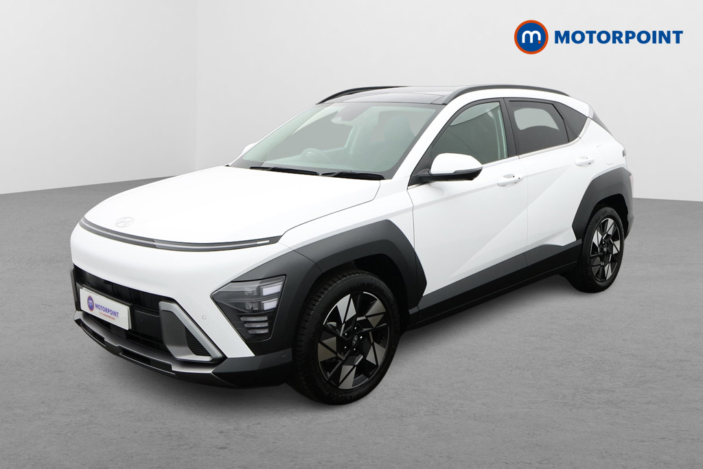 Hyundai Kona Ultimate Automatic Petrol-Electric Hybrid SUV - Stock Number (1618166) - Passenger side front corner