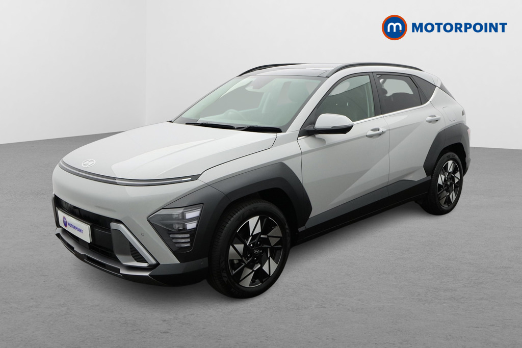 Hyundai Kona Ultimate Automatic Petrol-Electric Hybrid SUV - Stock Number (1618322) - Passenger side front corner