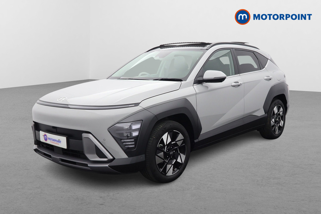 Hyundai Kona Ultimate Automatic Petrol-Electric Hybrid SUV - Stock Number (1618370) - Passenger side front corner