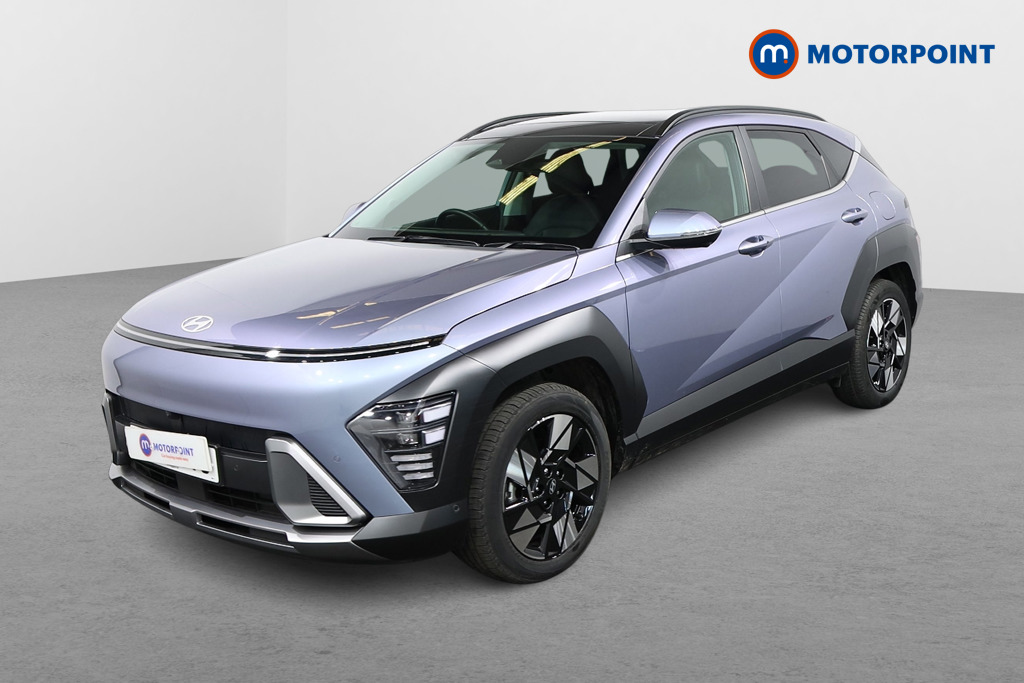 Hyundai Kona Ultimate Automatic Petrol-Electric Hybrid SUV - Stock Number (1618151) - Passenger side front corner