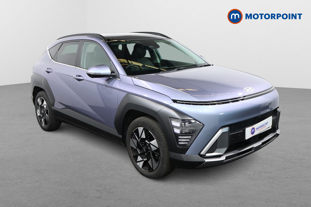 Hyundai Kona Ultimate Automatic Petrol-Electric Hybrid SUV - Stock Number (1618151) - Drivers side front corner
