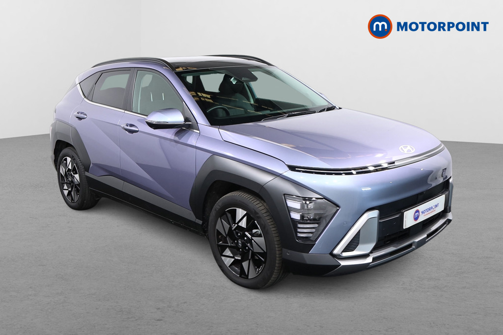Hyundai Kona Ultimate Automatic Petrol-Electric Hybrid SUV - Stock Number (1618185) - Drivers side front corner