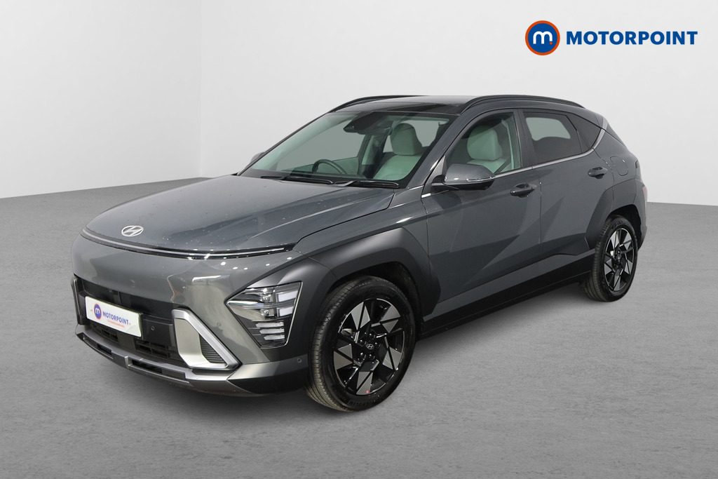 Hyundai Kona Ultimate Automatic Petrol-Electric Hybrid SUV - Stock Number (1618200) - Passenger side front corner