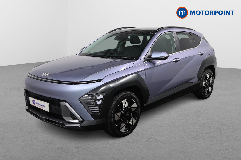 Hyundai Kona Ultimate Automatic Petrol-Electric Hybrid SUV - Stock Number (1618335) - Passenger side front corner