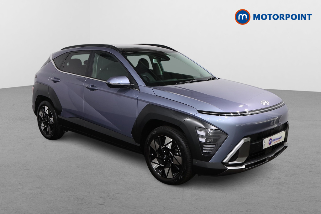 Hyundai Kona Ultimate Automatic Petrol-Electric Hybrid SUV - Stock Number (1618335) - Drivers side front corner