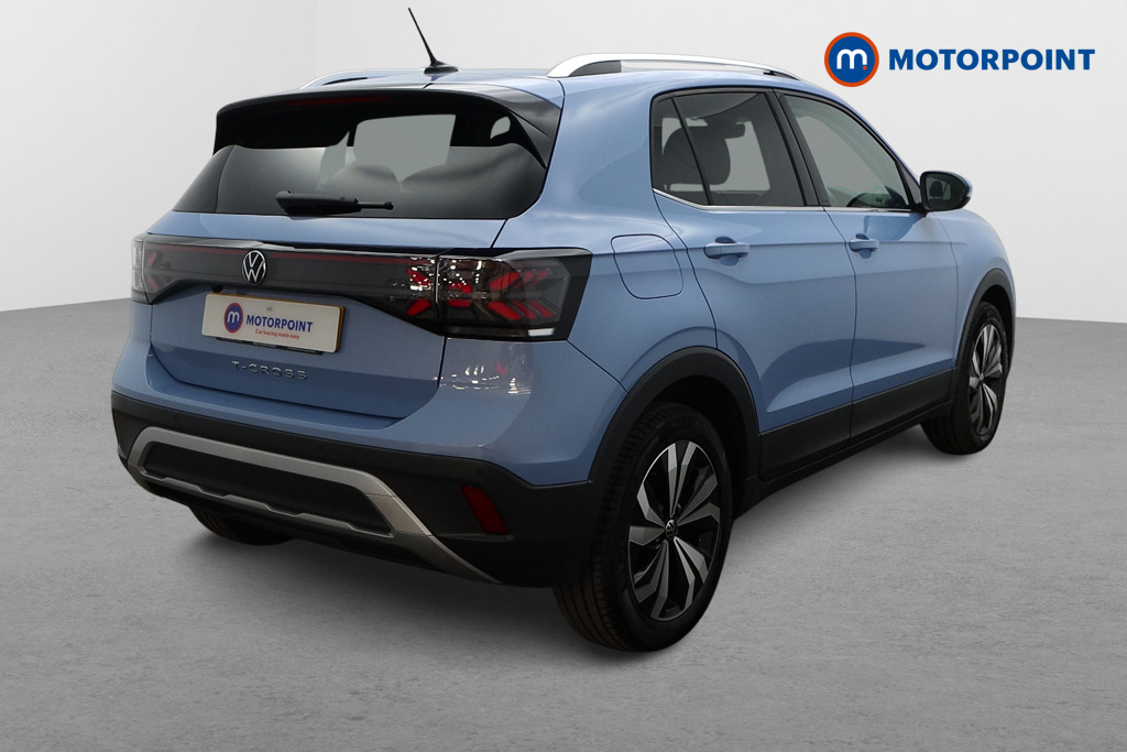 Volkswagen T-Cross Style Manual Petrol SUV - Stock Number (1621830) - Drivers side rear corner