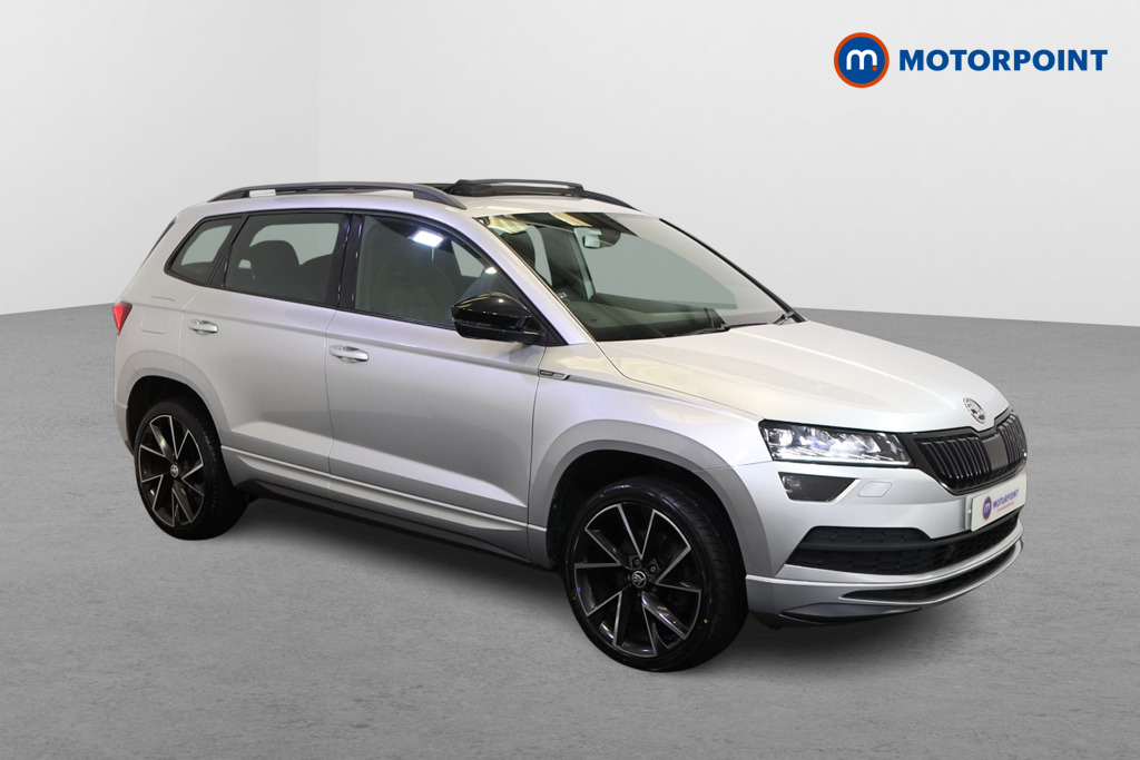 Skoda Karoq Sport Line Manual Petrol SUV - Stock Number (1611561) - Drivers side front corner