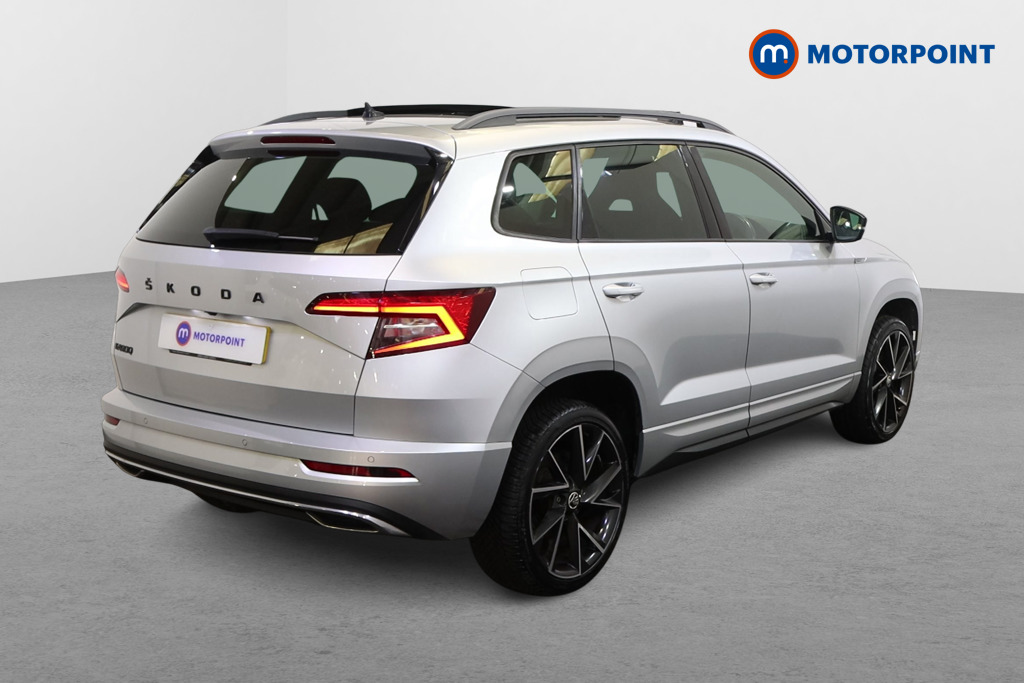 Skoda Karoq Sport Line Manual Petrol SUV - Stock Number (1611561) - Drivers side rear corner