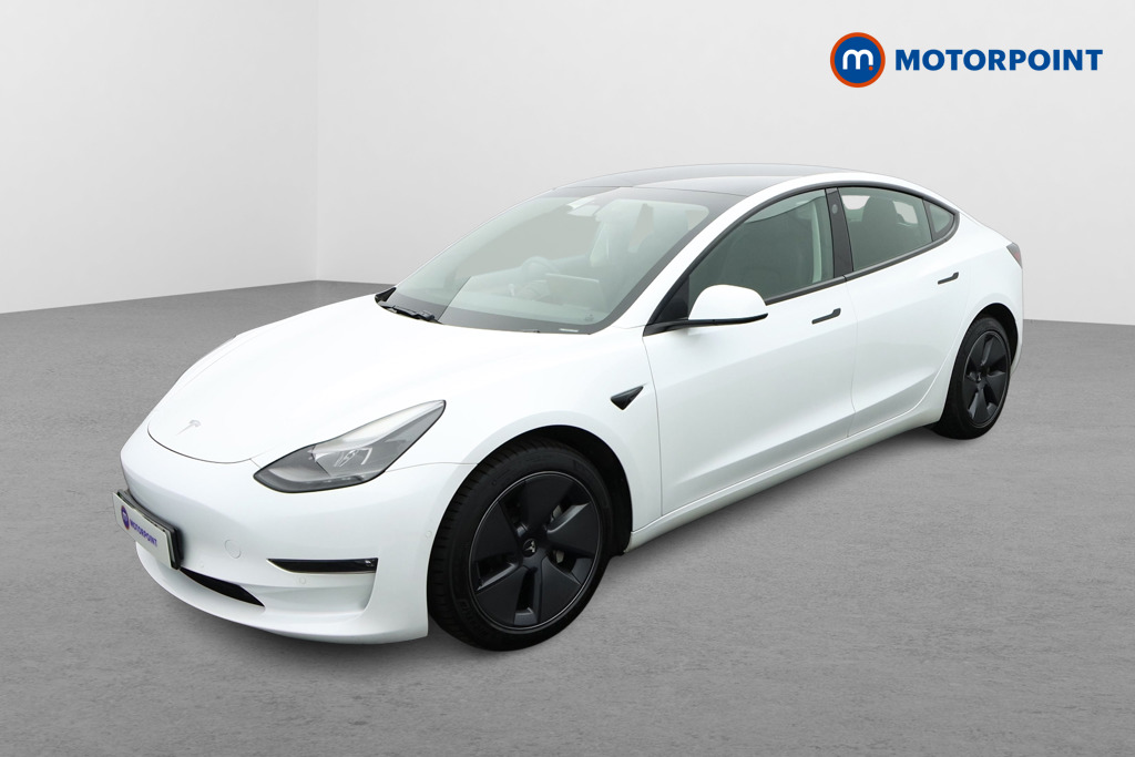 Tesla Model 3 Long Range Automatic Electric Saloon - Stock Number (1617611) - Passenger side front corner