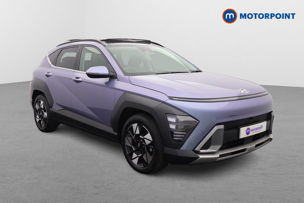 Hyundai Kona Ultimate Automatic Petrol-Electric Hybrid SUV - Stock Number (1618144) - Drivers side front corner