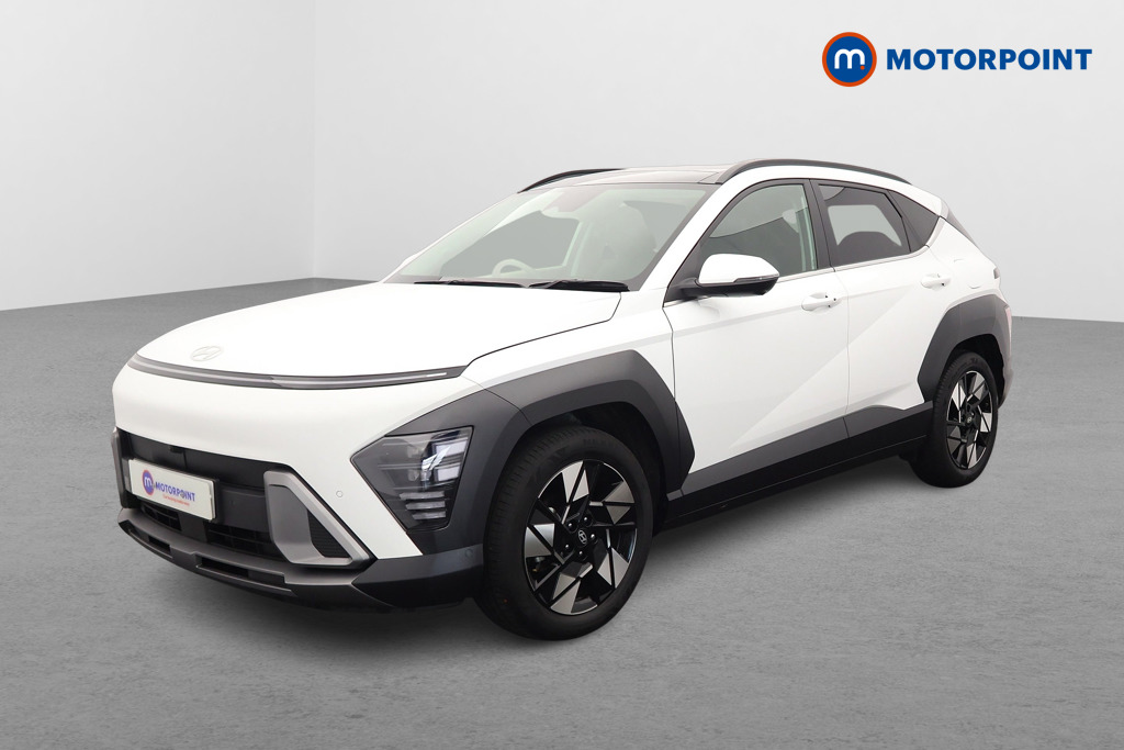 Hyundai Kona Ultimate Automatic Petrol-Electric Hybrid SUV - Stock Number (1618182) - Passenger side front corner