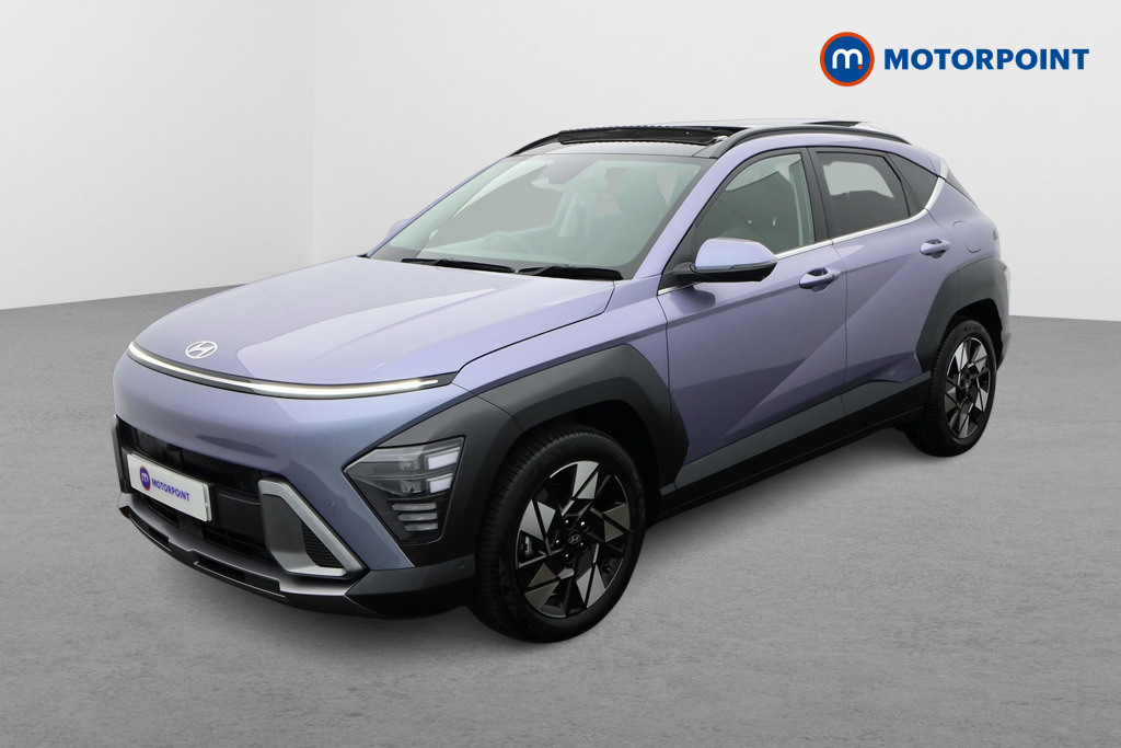 Hyundai Kona Ultimate Automatic Petrol-Electric Hybrid SUV - Stock Number (1618193) - Passenger side front corner