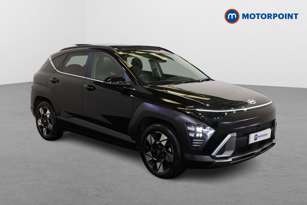 Hyundai Kona Ultimate Automatic Petrol-Electric Hybrid SUV - Stock Number (1618301) - Drivers side front corner