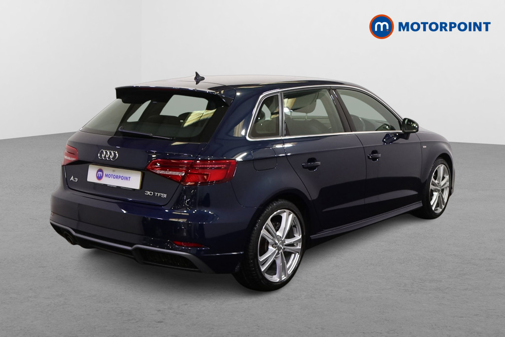 Audi A3 S Line Manual Petrol Hatchback - Stock Number (1621052) - Drivers side rear corner