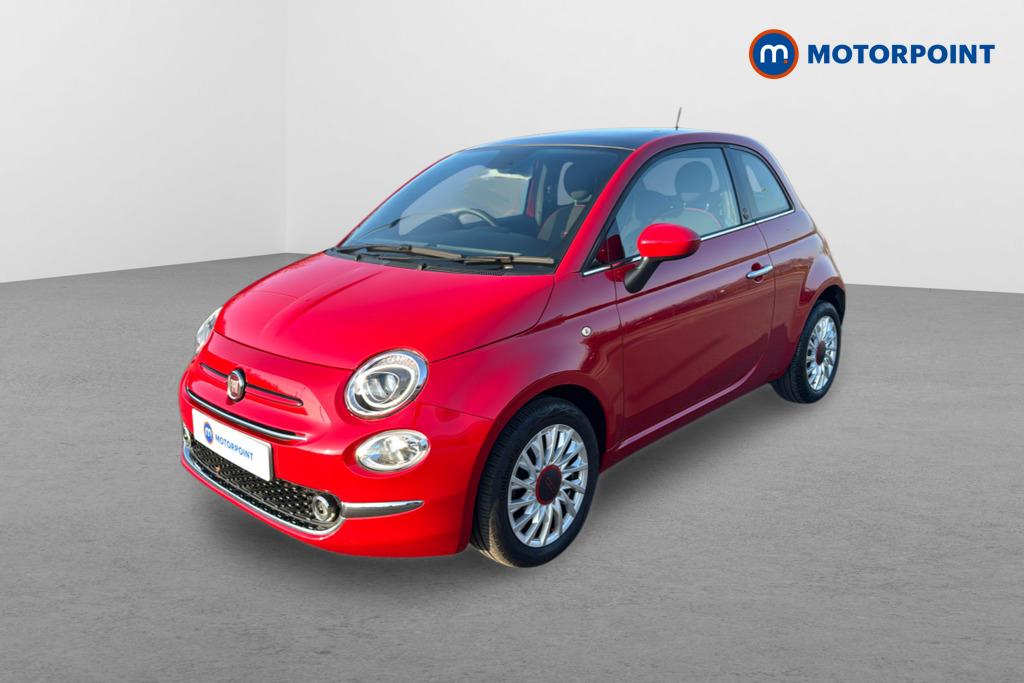 Fiat 500 RED Manual Petrol Hatchback - Stock Number (1622868) - Passenger side front corner