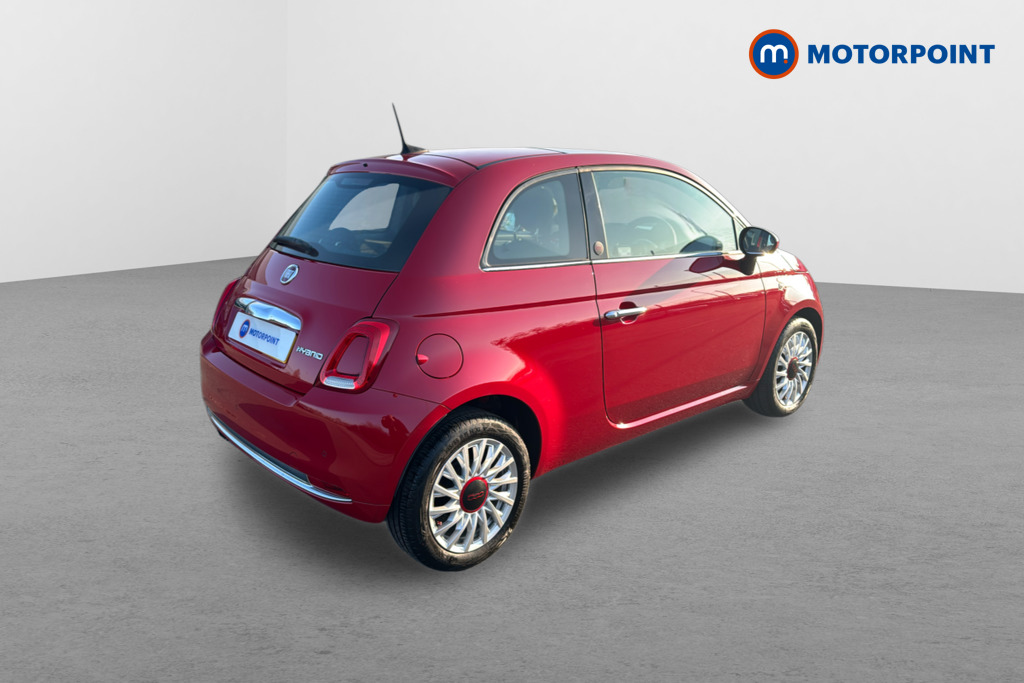 Fiat 500 RED Manual Petrol Hatchback - Stock Number (1622868) - Drivers side rear corner