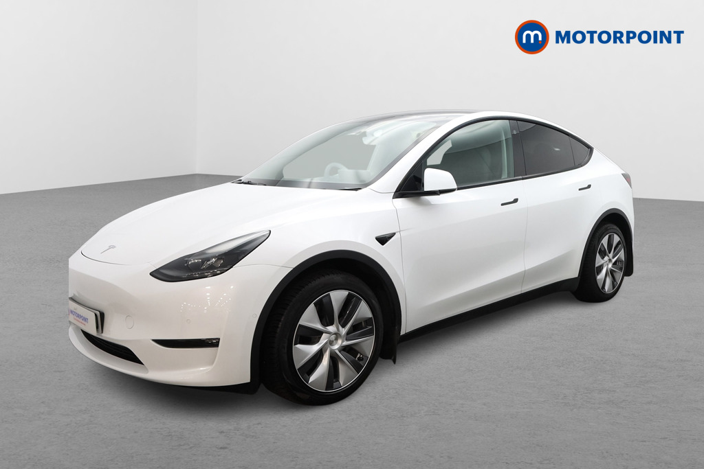 Tesla Model Y Long Range Automatic Electric SUV - Stock Number (1598846) - Passenger side front corner