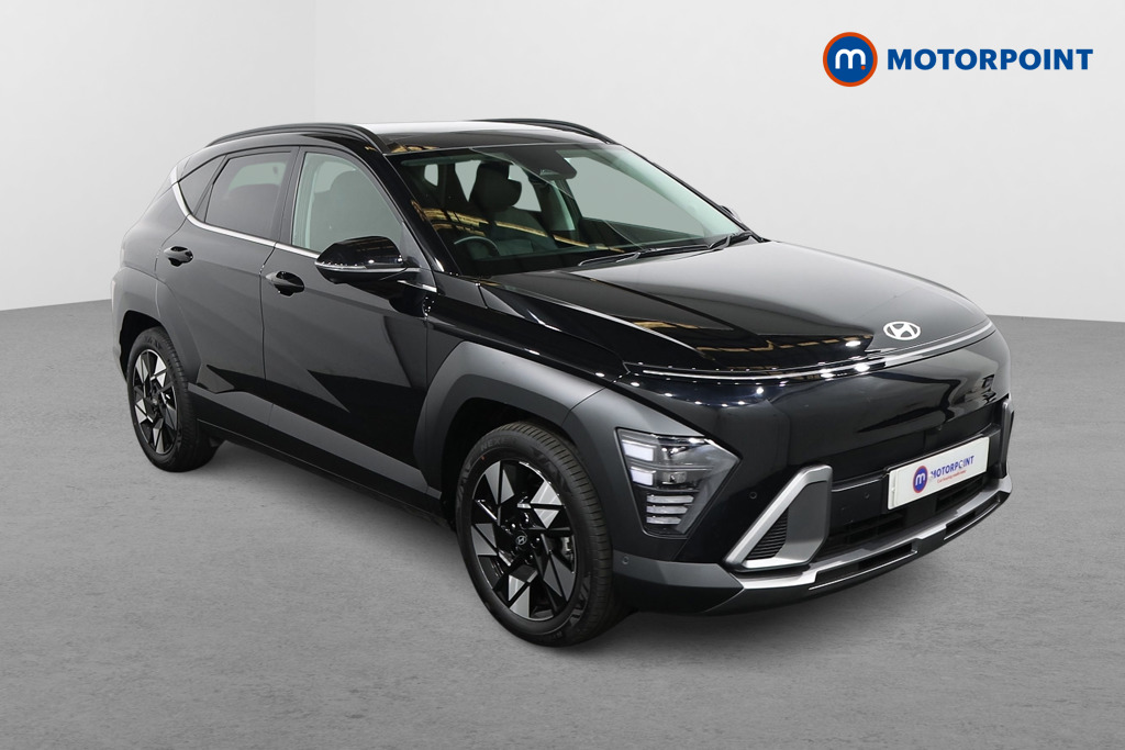 Hyundai Kona Ultimate Automatic Petrol-Electric Hybrid SUV - Stock Number (1618165) - Drivers side front corner