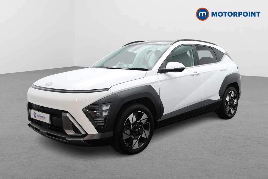 Hyundai Kona Ultimate Automatic Petrol-Electric Hybrid SUV - Stock Number (1618195) - Passenger side front corner
