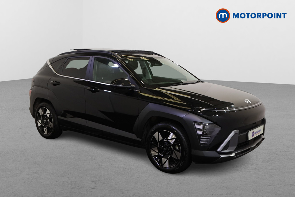 Hyundai Kona Ultimate Automatic Petrol-Electric Hybrid SUV - Stock Number (1618262) - Drivers side front corner