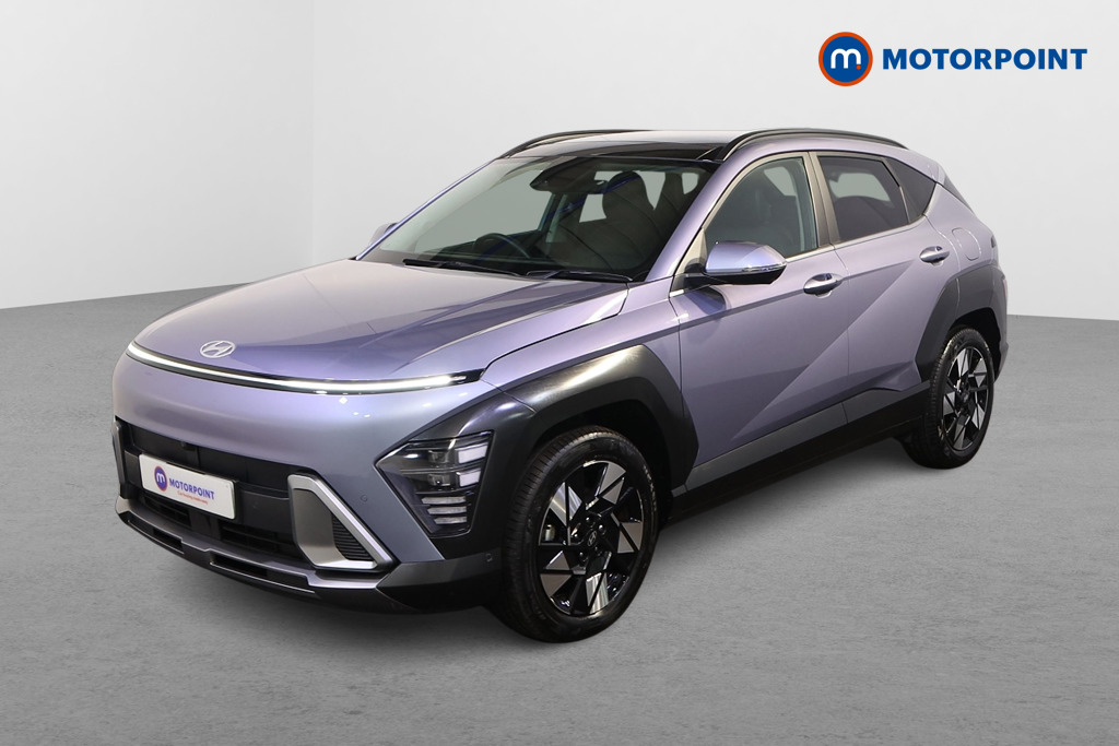 Hyundai Kona Ultimate Automatic Petrol-Electric Hybrid SUV - Stock Number (1618280) - Passenger side front corner