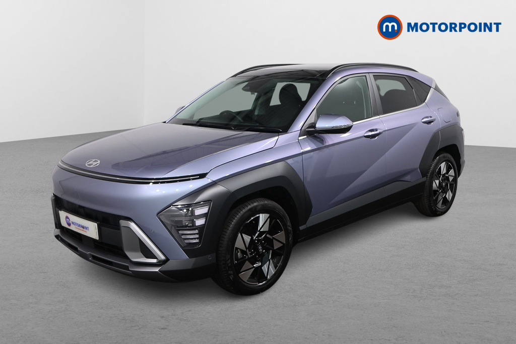 Hyundai Kona Ultimate Automatic Petrol-Electric Hybrid SUV - Stock Number (1618315) - Passenger side front corner