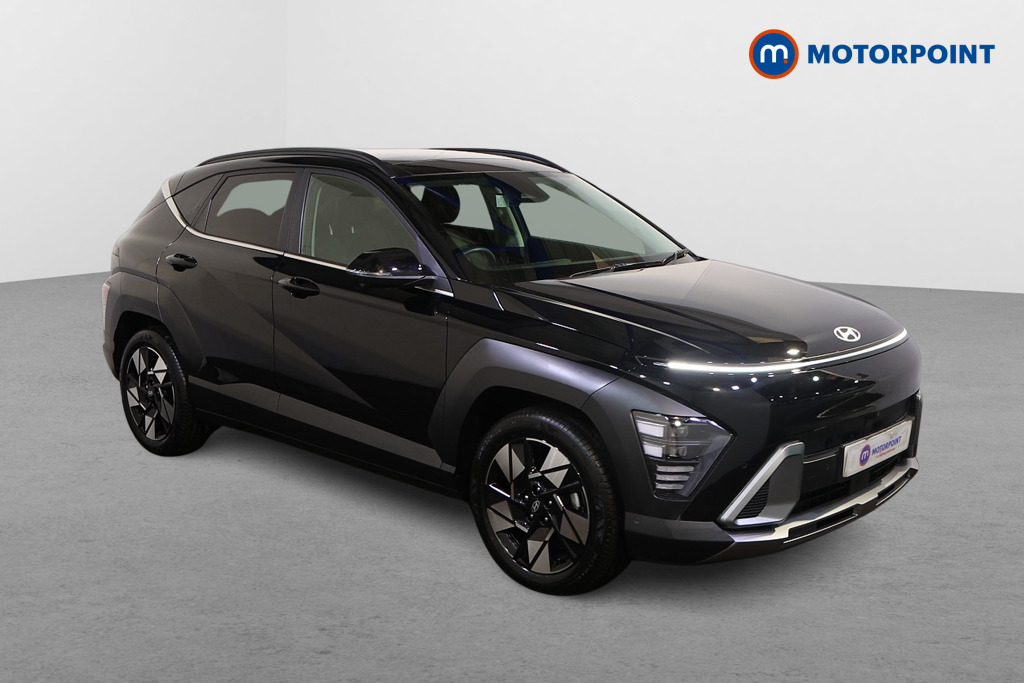 Hyundai Kona Ultimate Automatic Petrol-Electric Hybrid SUV - Stock Number (1618282) - Drivers side front corner