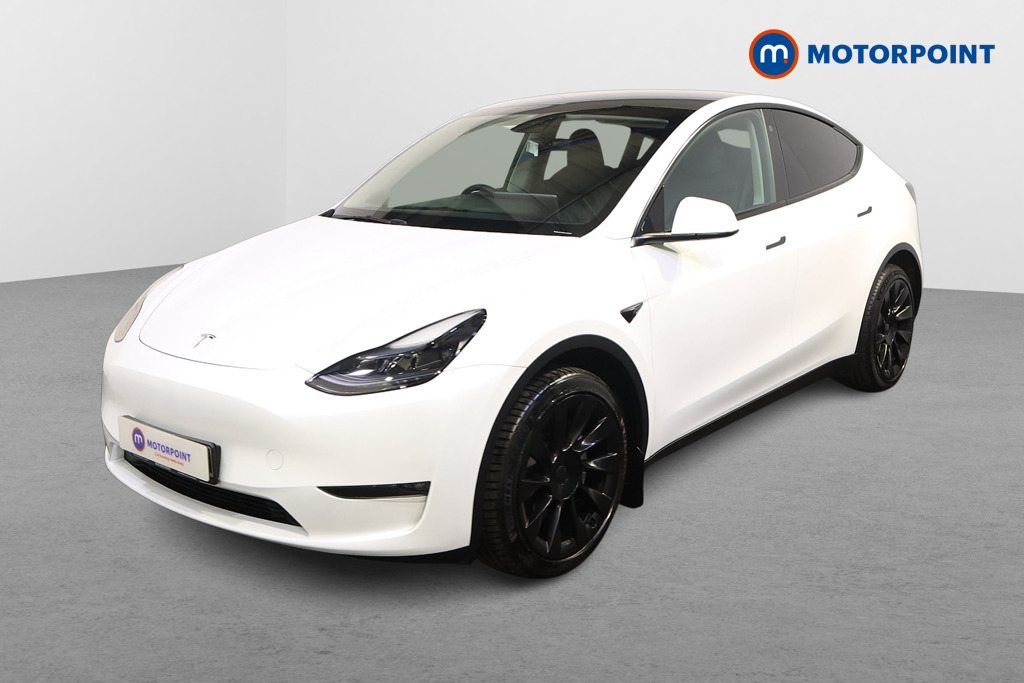 Tesla Model Y Long Range Automatic Electric SUV - Stock Number (1617593) - Passenger side front corner