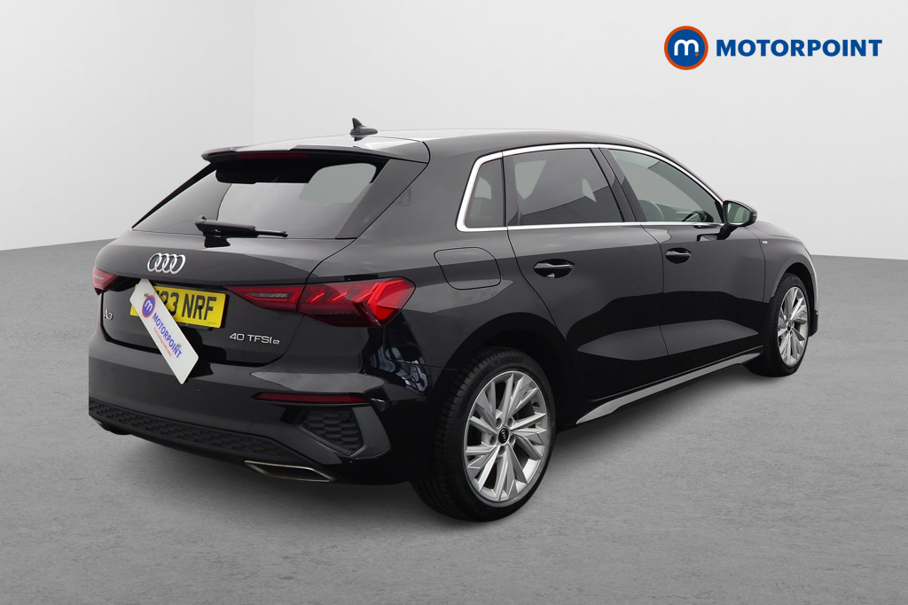 Audi A3 S Line Automatic Petrol Plug-In Hybrid Hatchback - Stock Number (1620685) - Drivers side rear corner