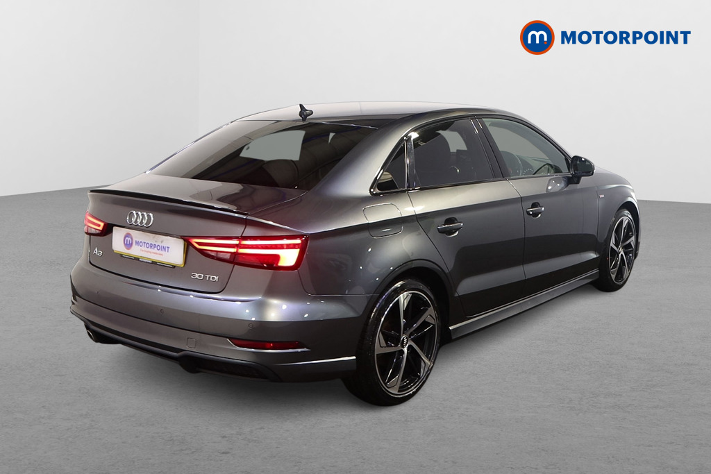 Audi A3 Black Edition Automatic Diesel Saloon - Stock Number (1619801) - Drivers side rear corner