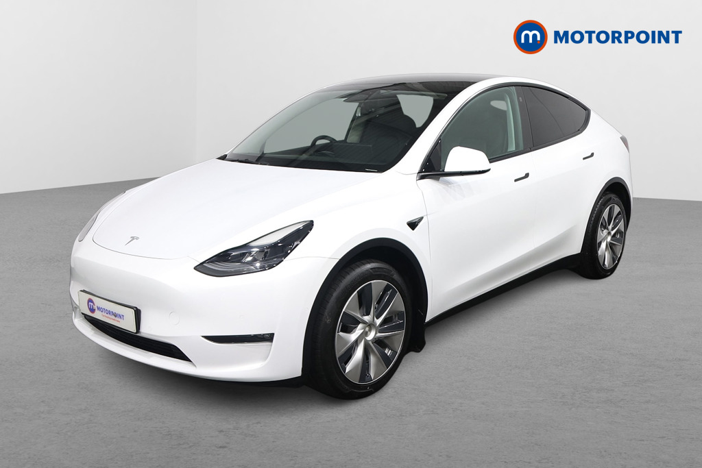 Tesla Model Y Long Range Automatic Electric SUV - Stock Number (1621478) - Passenger side front corner