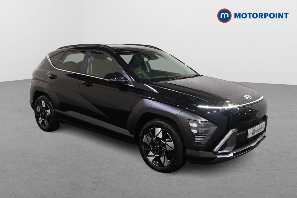 Hyundai Kona Ultimate Automatic Petrol-Electric Hybrid SUV - Stock Number (1618189) - Drivers side front corner