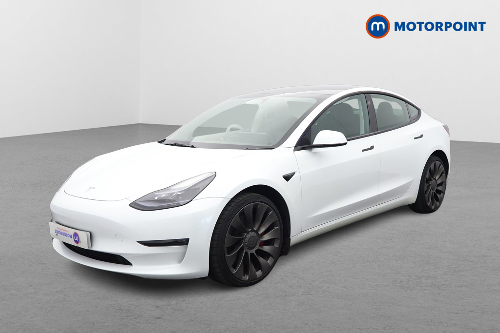 Tesla Model 3 Performance Automatic Electric Saloon - Stock Number (1623733) - Passenger side front corner