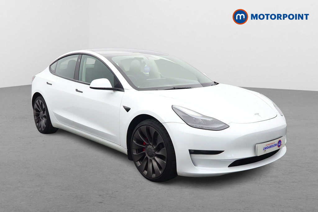 Tesla Model 3 Performance Automatic Electric Saloon - Stock Number (1623733) - Drivers side front corner