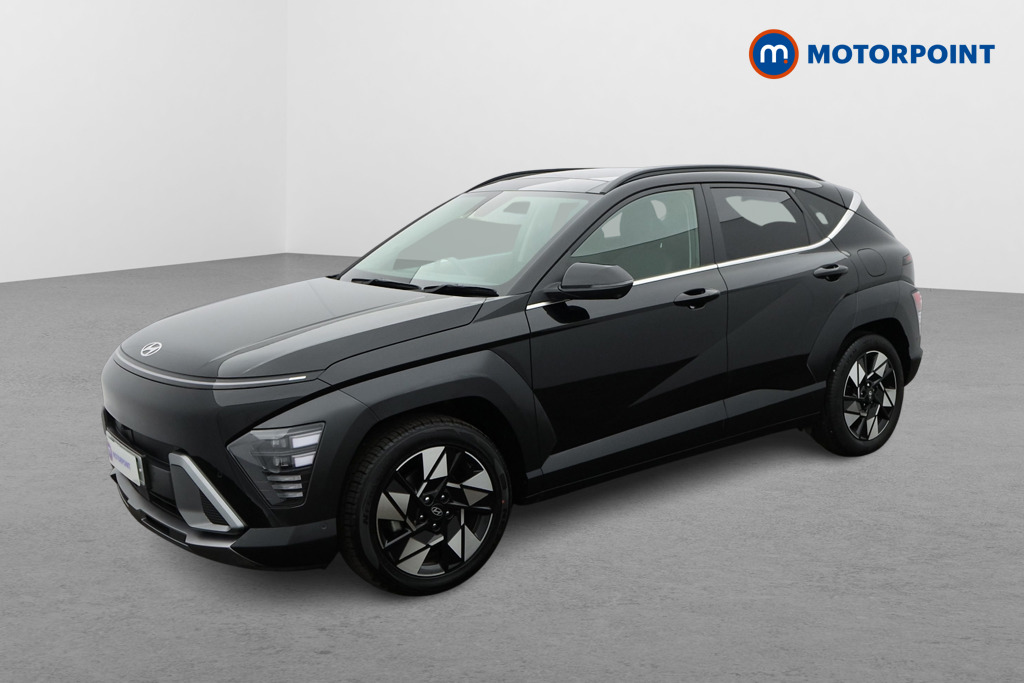 Hyundai Kona Ultimate Automatic Petrol-Electric Hybrid SUV - Stock Number (1618175) - Passenger side front corner