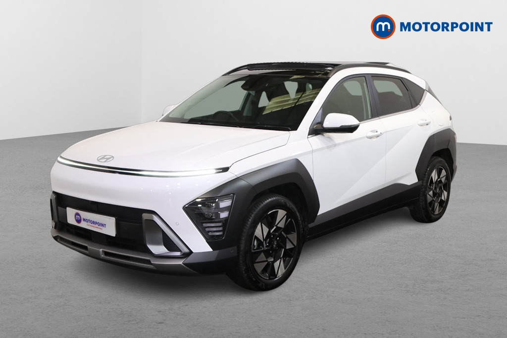 Hyundai Kona Ultimate Automatic Petrol-Electric Hybrid SUV - Stock Number (1618207) - Passenger side front corner
