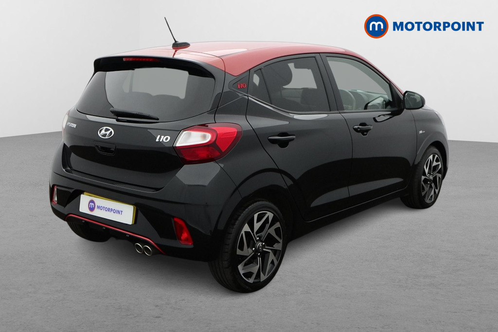 Hyundai I10 N Line Manual Petrol Hatchback - Stock Number (1619109) - Drivers side rear corner