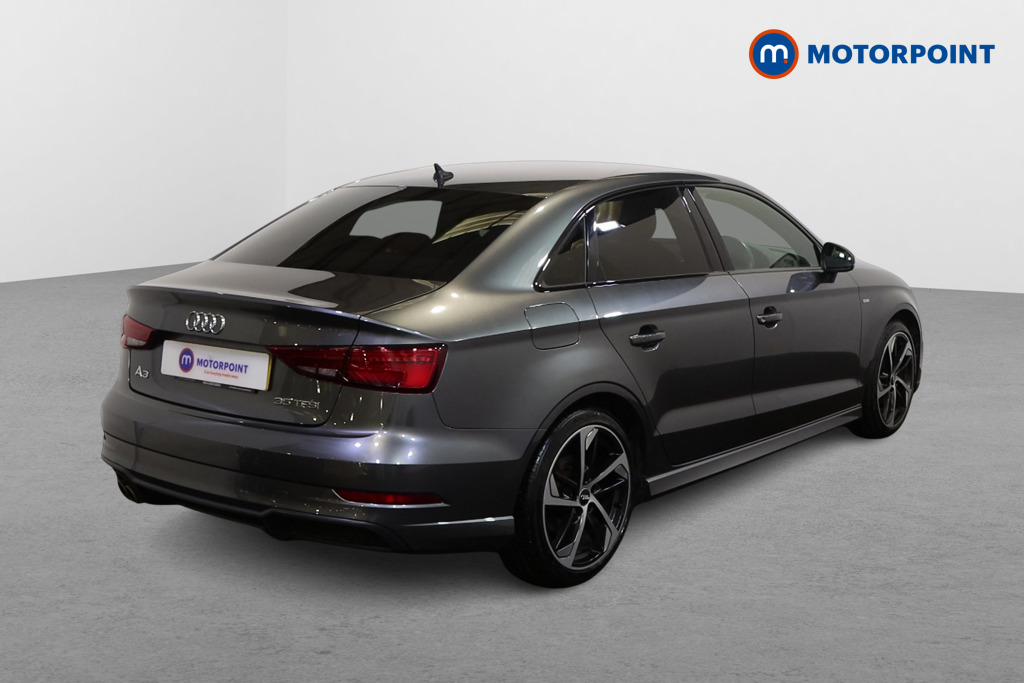 Audi A3 Black Edition Manual Petrol Saloon - Stock Number (1619771) - Drivers side rear corner