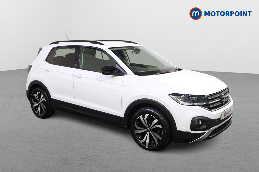 Volkswagen T-Cross Black Edition Manual Petrol SUV - Stock Number (1621423) - Drivers side front corner