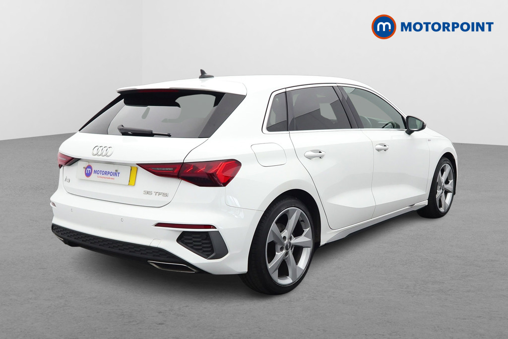 Audi A3 S Line Manual Petrol Hatchback - Stock Number (1623638) - Drivers side rear corner