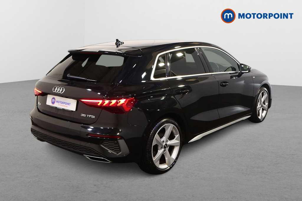 Audi A3 S Line Manual Petrol Hatchback - Stock Number (1624230) - Drivers side rear corner