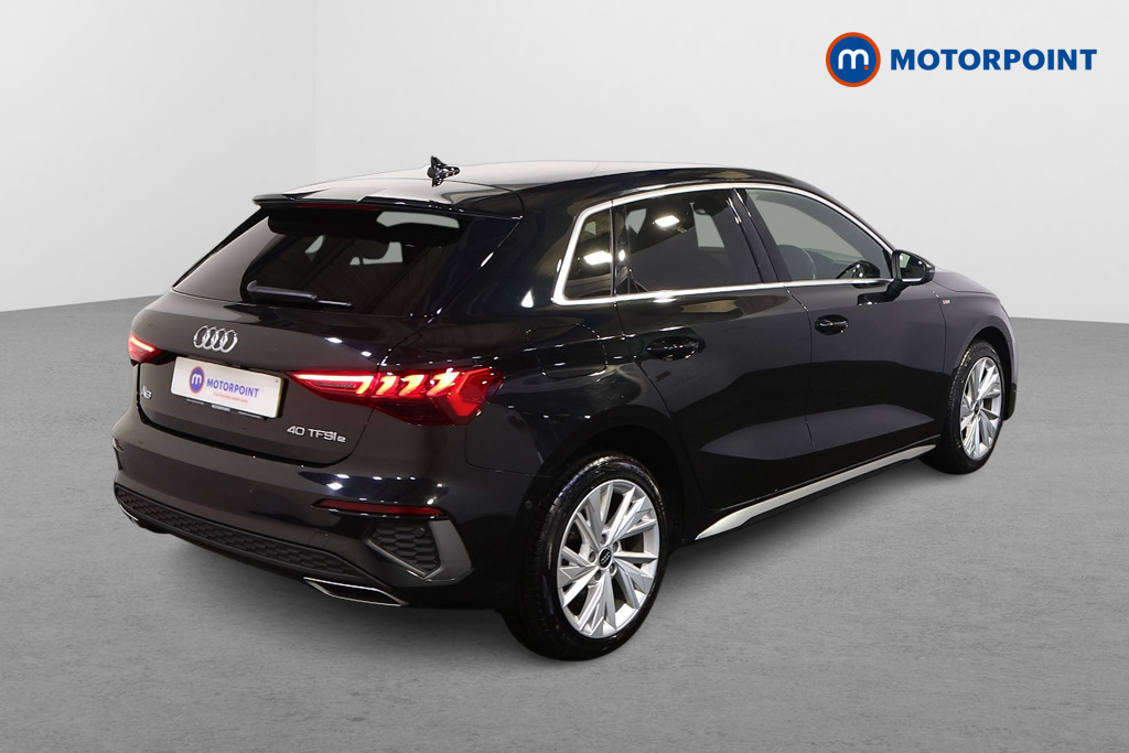 Audi A3 S Line Automatic Petrol Plug-In Hybrid Hatchback - Stock Number (1617330) - Drivers side rear corner