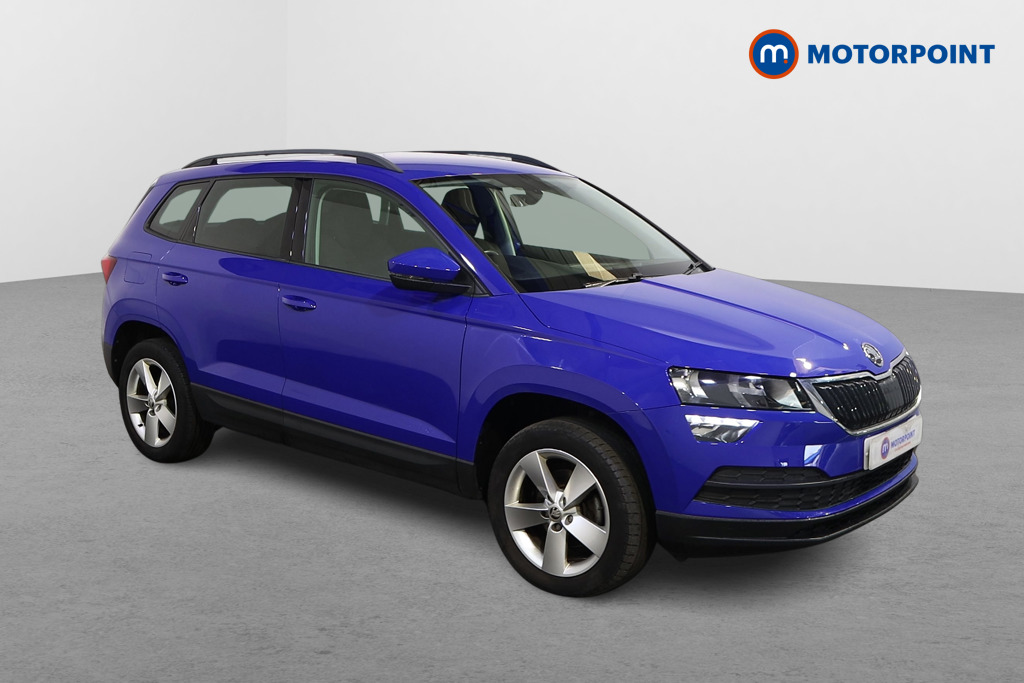 Skoda Karoq SE Manual Petrol SUV - Stock Number (1619379) - Drivers side front corner