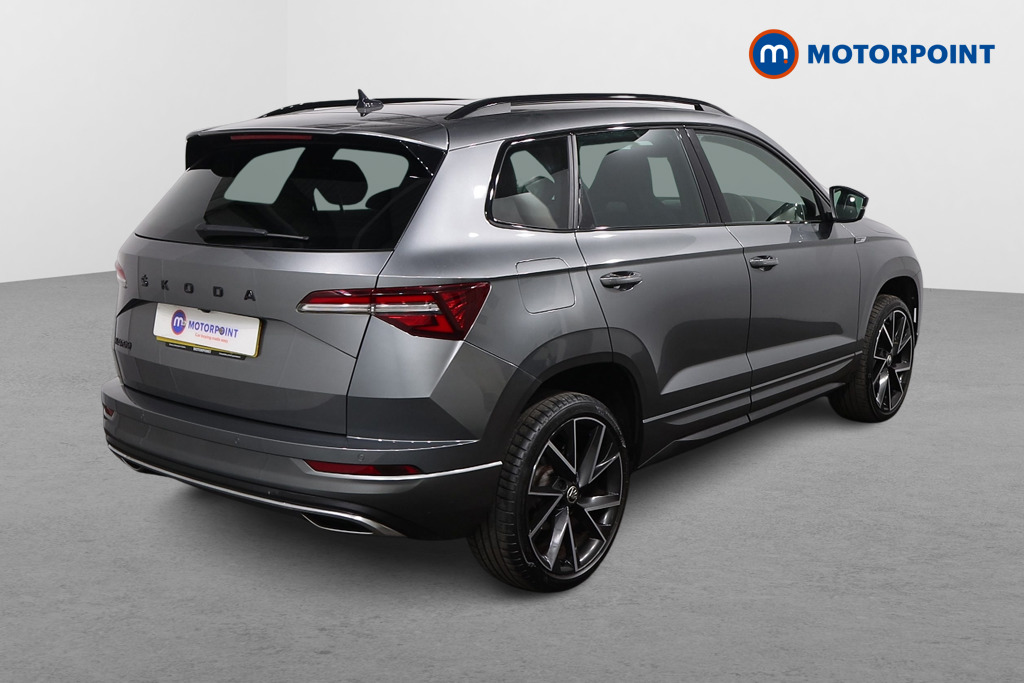 Skoda Karoq Sportline Manual Petrol SUV - Stock Number (1622541) - Drivers side rear corner