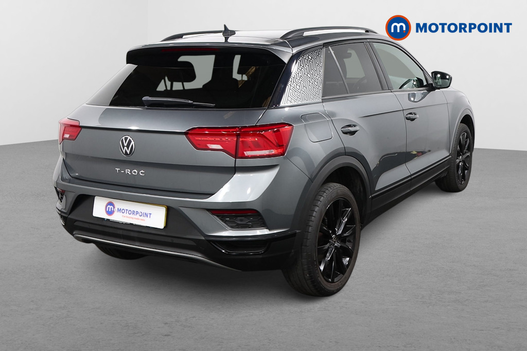 Volkswagen T-Roc Black Edition Automatic Petrol SUV - Stock Number (1625525) - Drivers side rear corner
