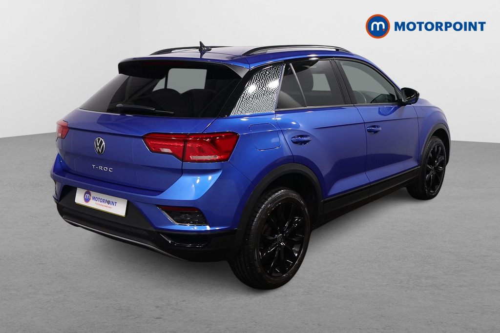 Volkswagen T-Roc Black Edition Automatic Petrol SUV - Stock Number (1626474) - Drivers side rear corner